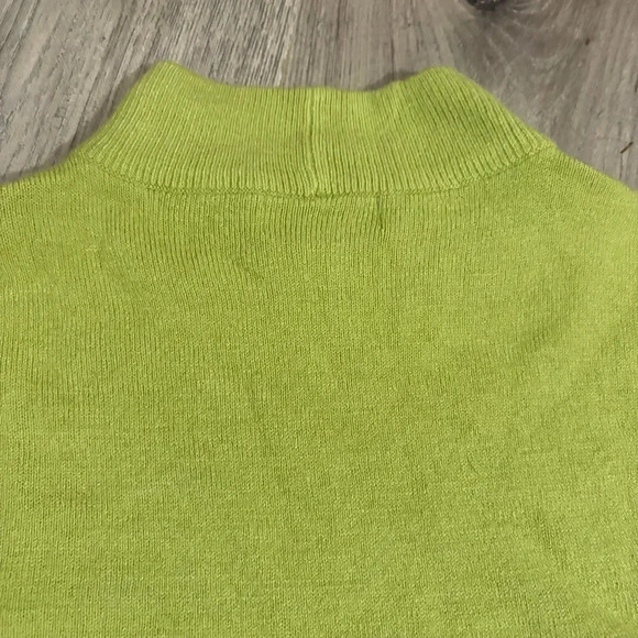 Appleseeds Cozy Green Pullover Mock Neck Sweater Size 0X - Picture 12 of 12
